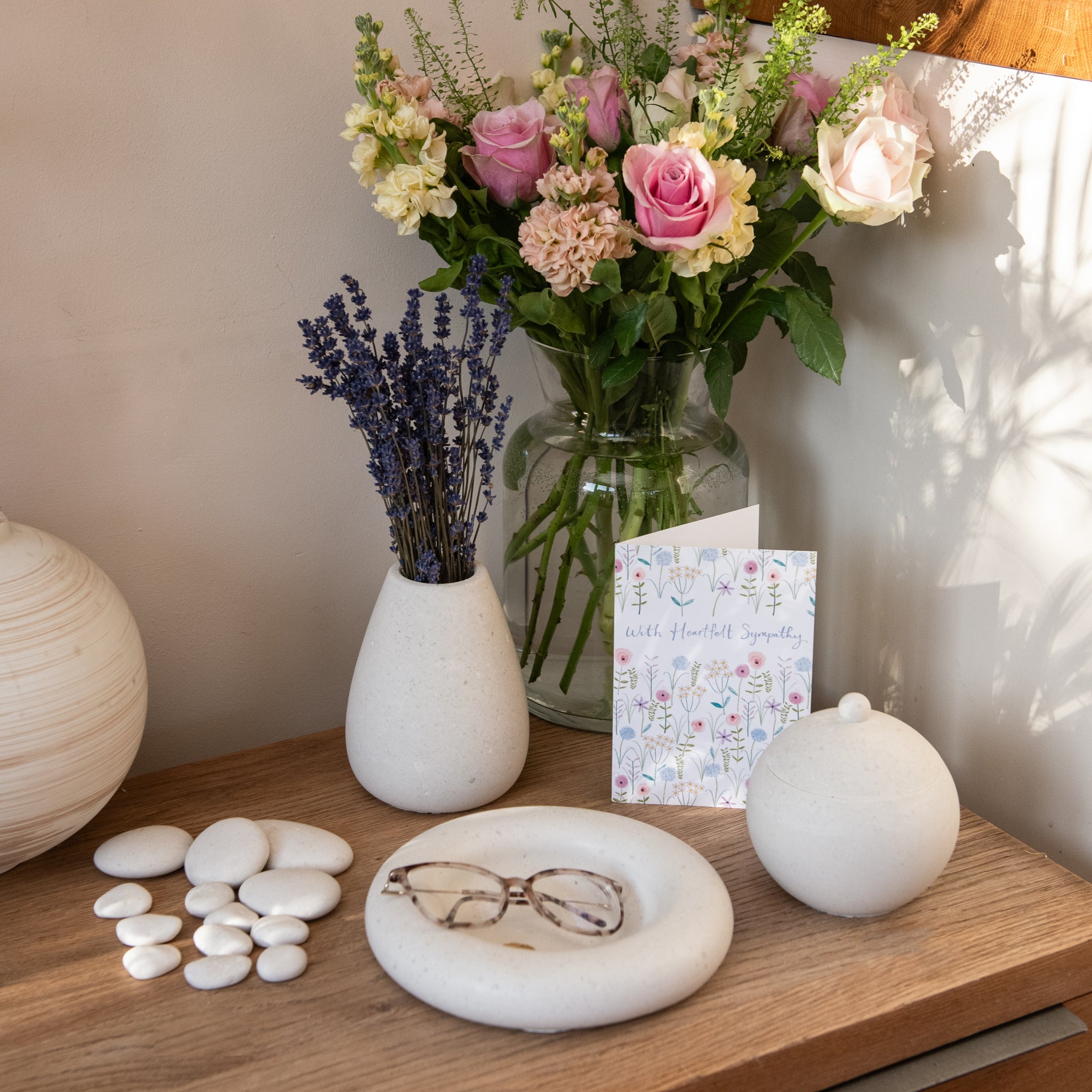 Human and pet ashes into stones - the Afterstone collection