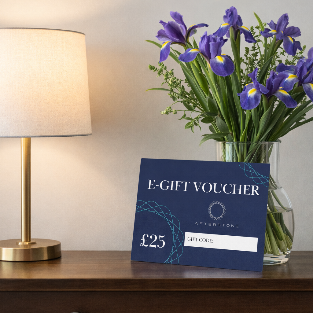 afterstone e gift card, in natural light