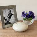 Hand thrown pottery urn