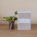 Notelets set beige
