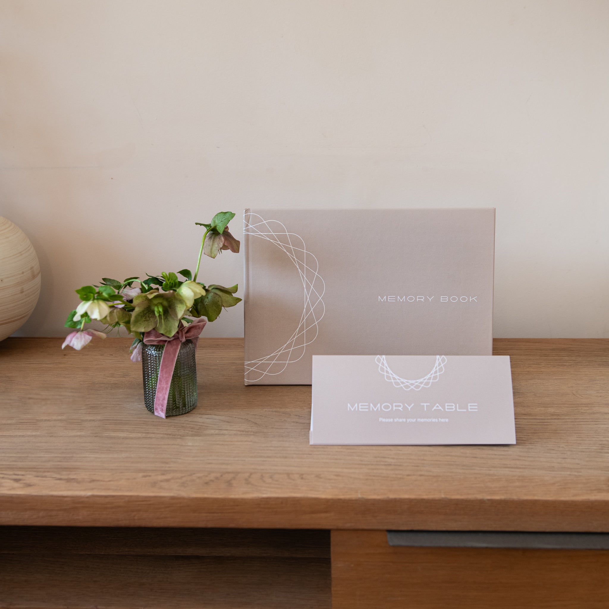 Memory book set - beige