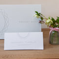 Memory tent card ivory