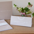 Memory tent card beige