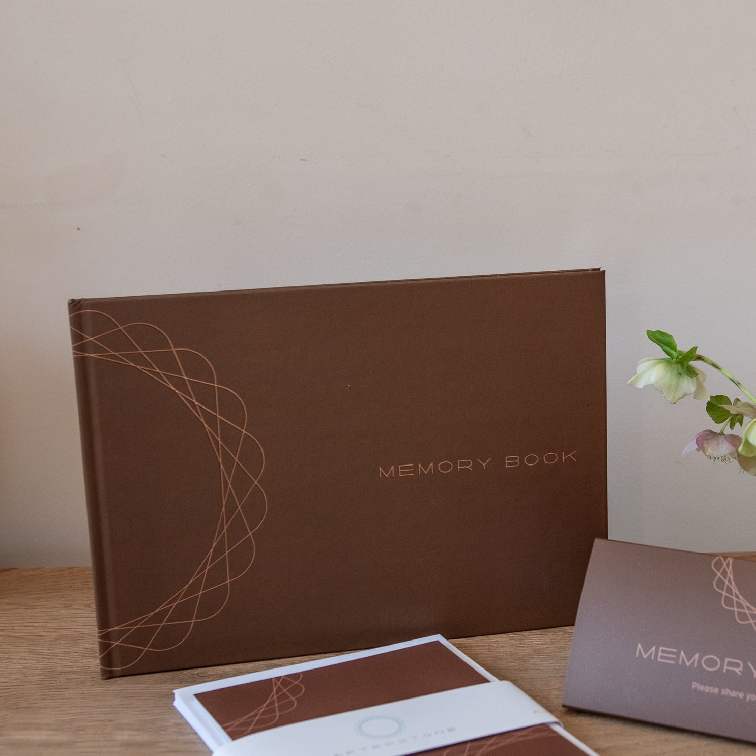 Memory book chocolate/copper