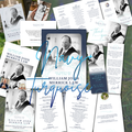 Navy turquoise digital stationery bundle