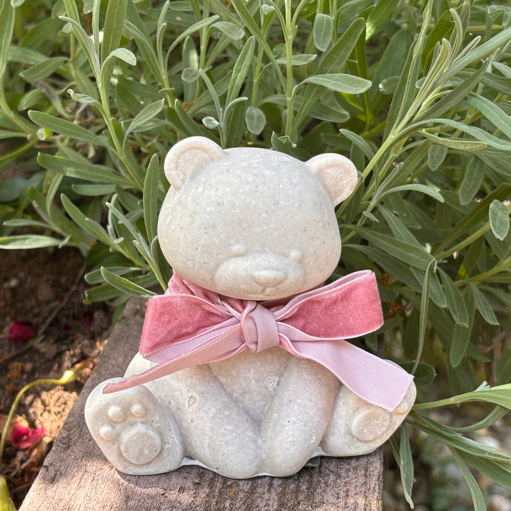 Afterstone ash into stone memorial teddy bear