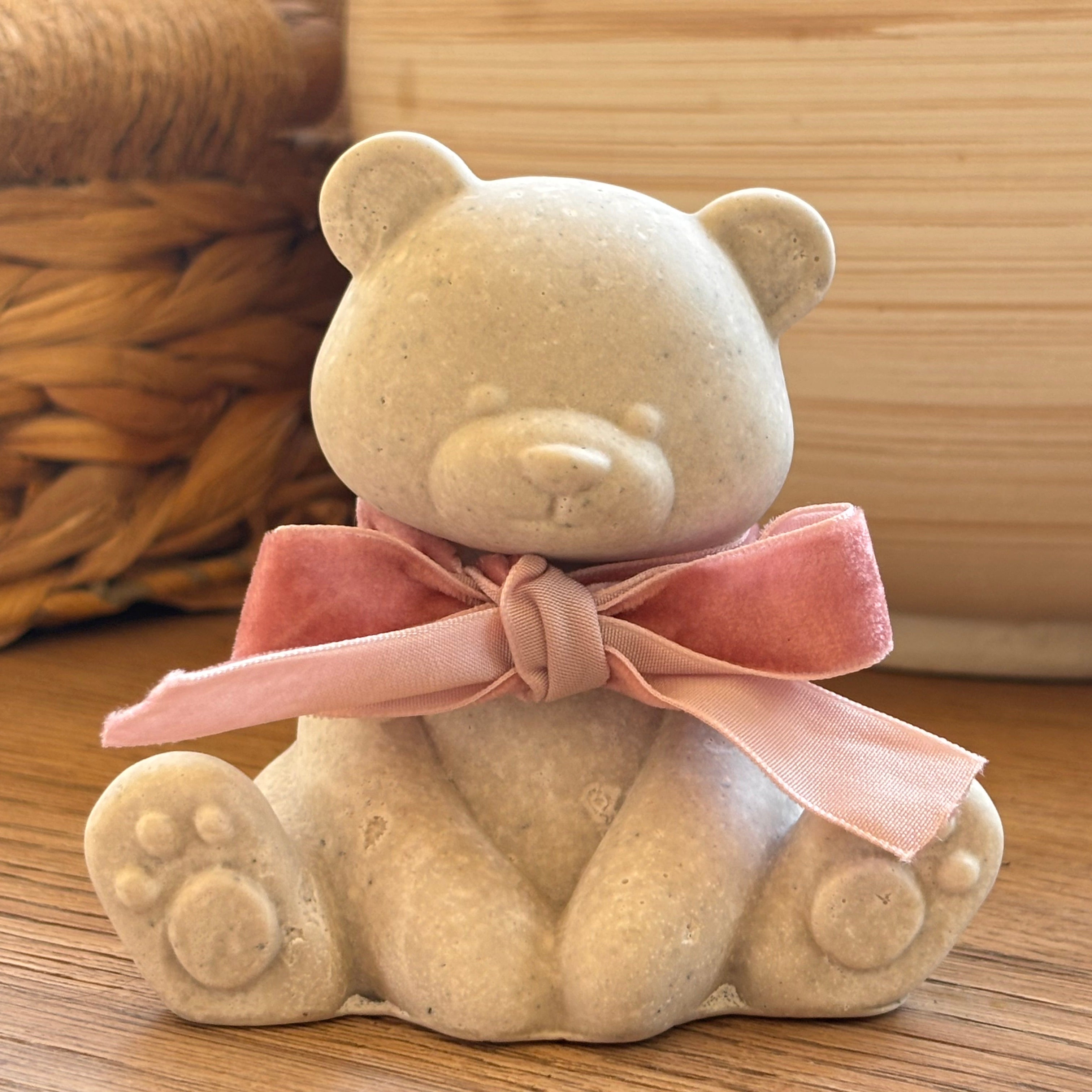 Afterstone ash into stone memorial teddy bear
