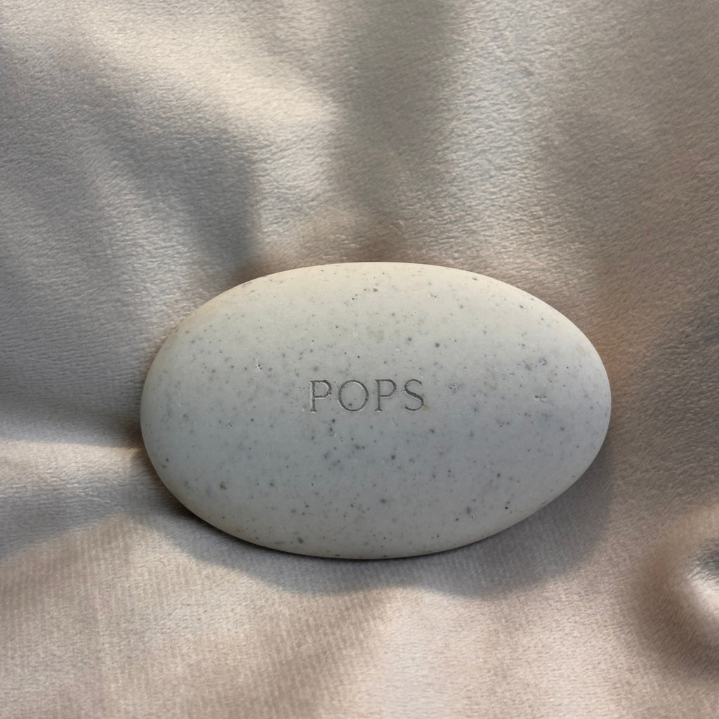 Afterstone ash into stone memorial pebble - solo