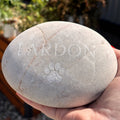 Personalised memorial stone pebble. Medium