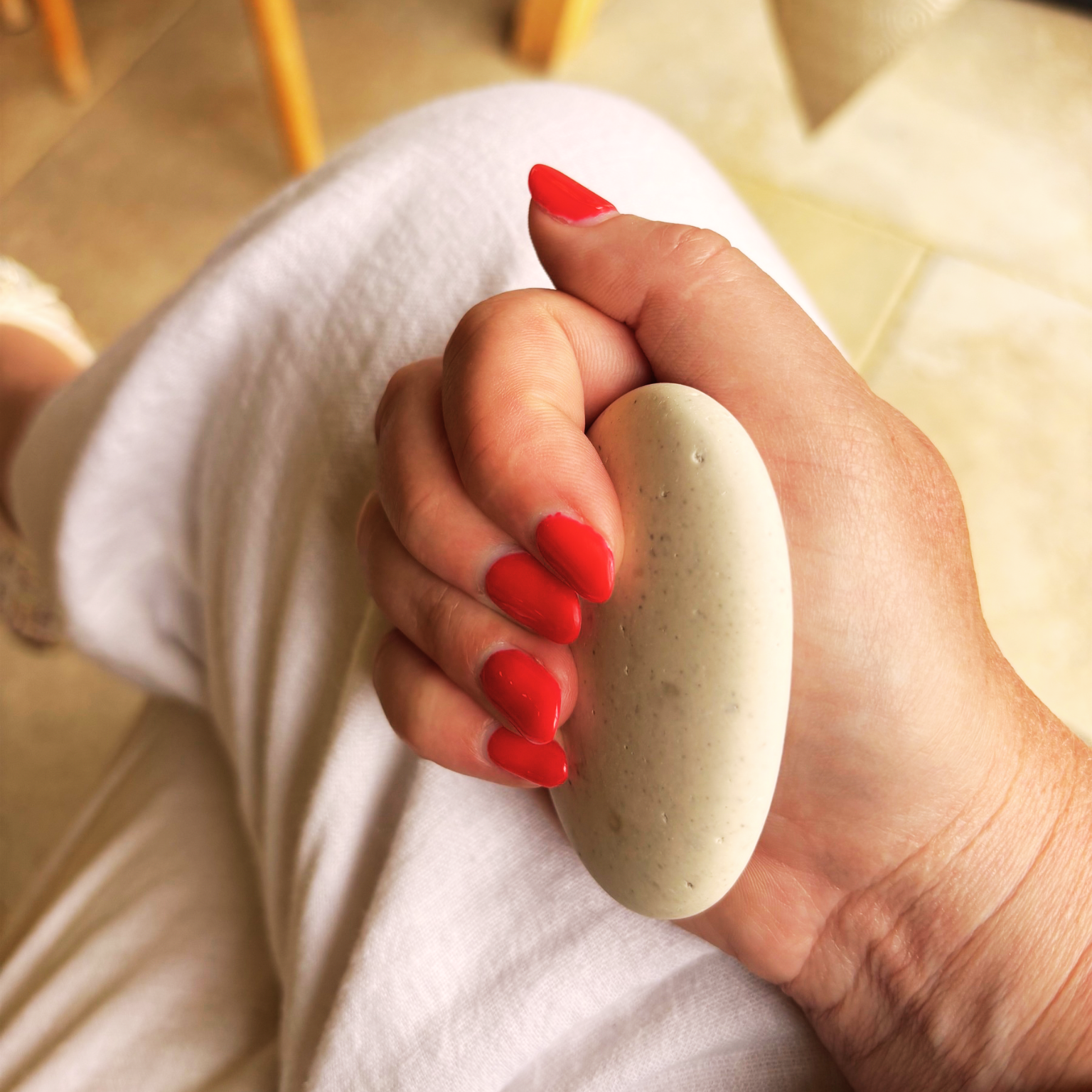 Afterstone ash into stone memorial pebble - solo